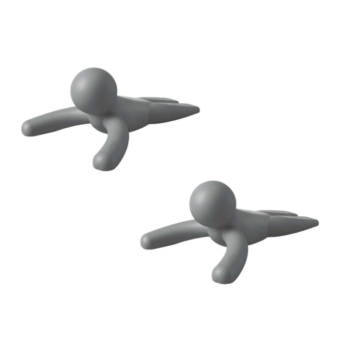 Umbra - Buddy Doorstop - Charcoal - Set of 2